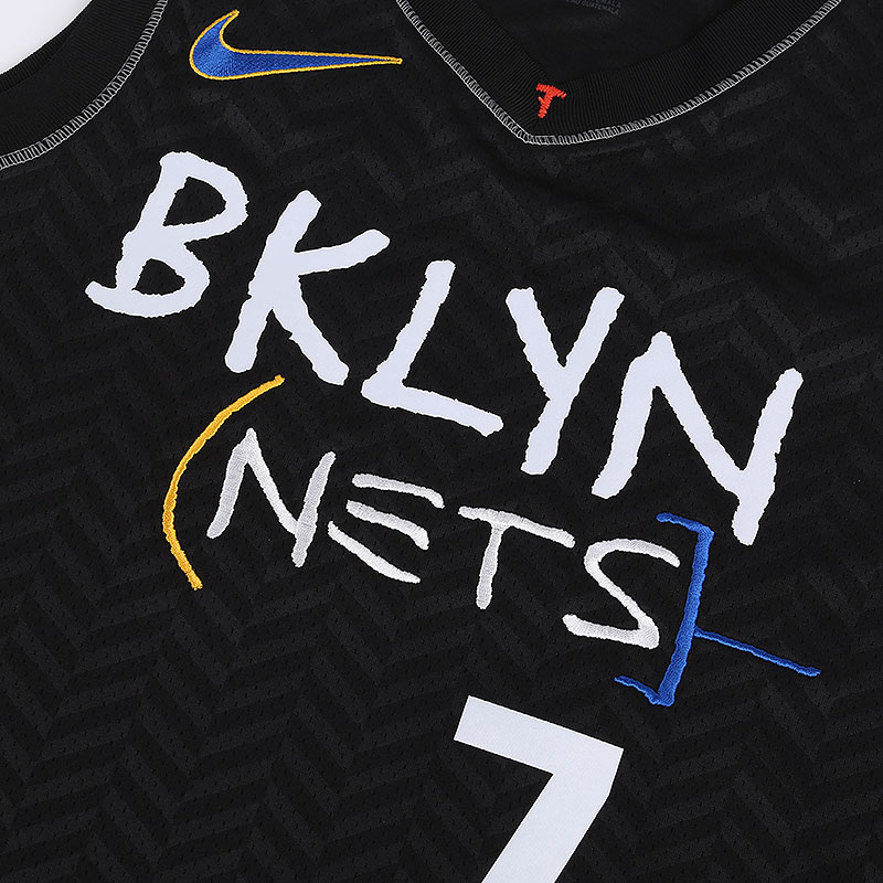 Мужская майка Nike NBA Swingman Brooklyn Nets City Edition (CN1713-010)  - цена, описание, фото 3